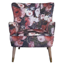 Flora Velvet Accent Chair